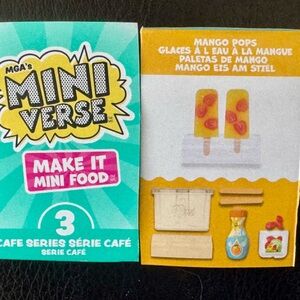 Mango pops popsicle Café series 3 
Miniverse make it mini food